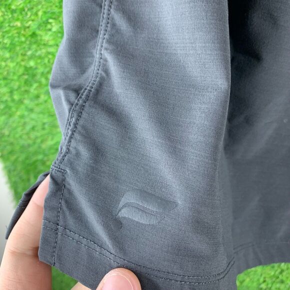 Fabletics Shorts Mens gray Unlined Stretch Running 8" Franchise Gym 32 x 8 - Picture 5 of 8